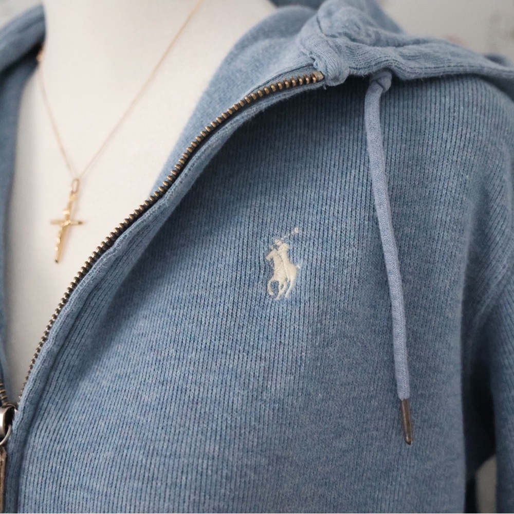 Ralph Lauren Light Blue Women's Hoodie - Picture 2 of 3